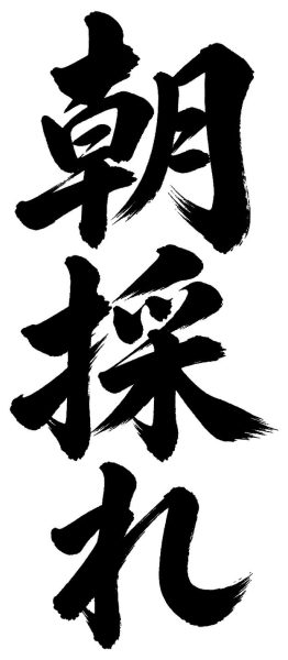 朝採れ