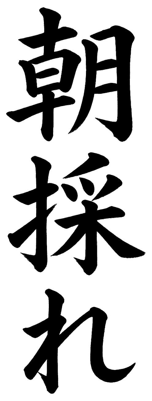 朝採れ