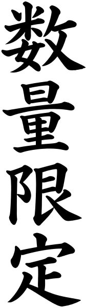 数量限定