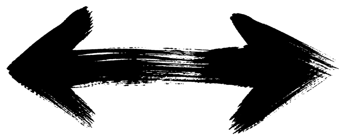 両向き矢印