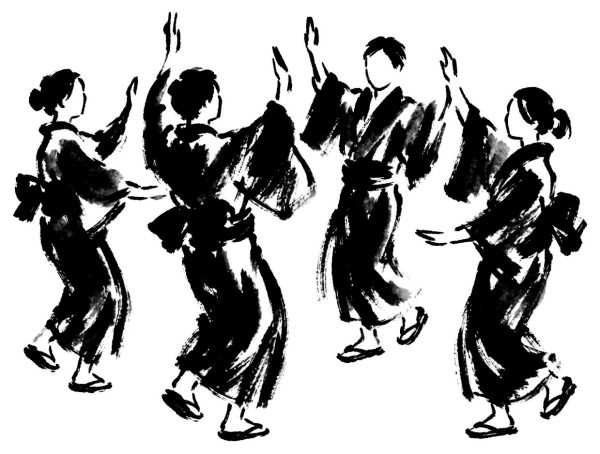 盆踊りの絵