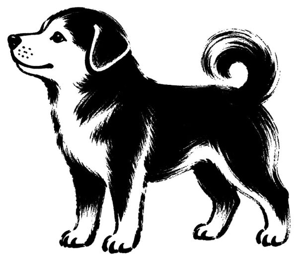 犬の絵