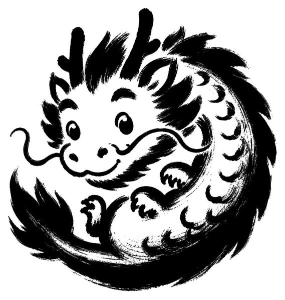 かわいい龍