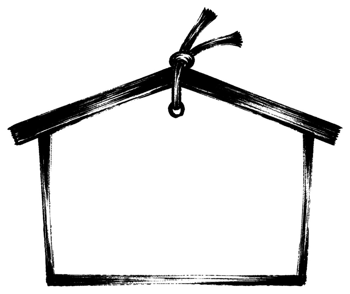 白紙の絵馬