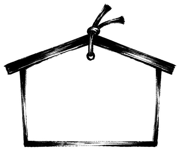 白紙の絵馬