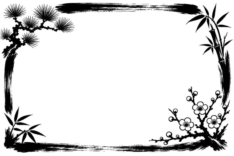 年賀状の飾り枠