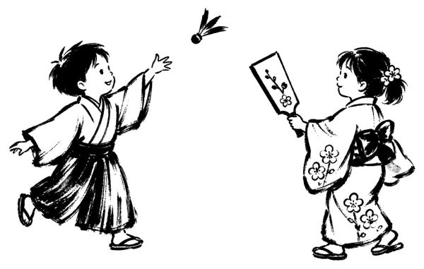 羽根つき