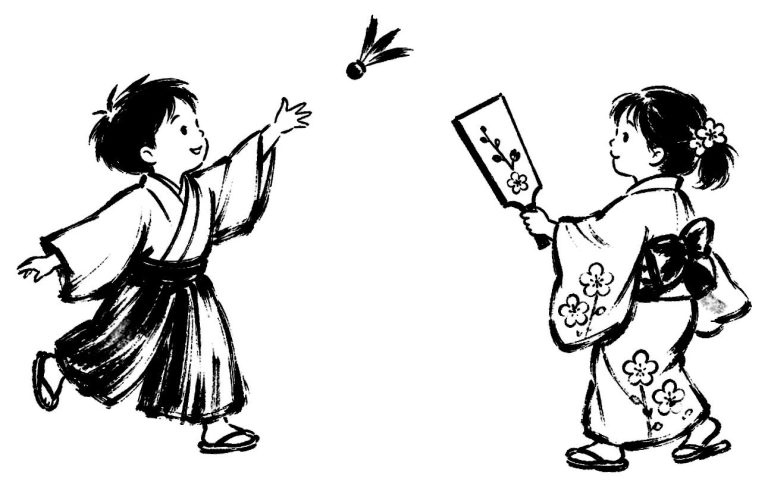 羽根つき