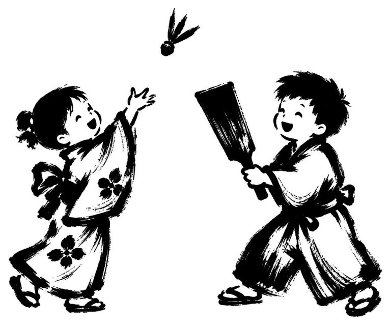 羽根つき