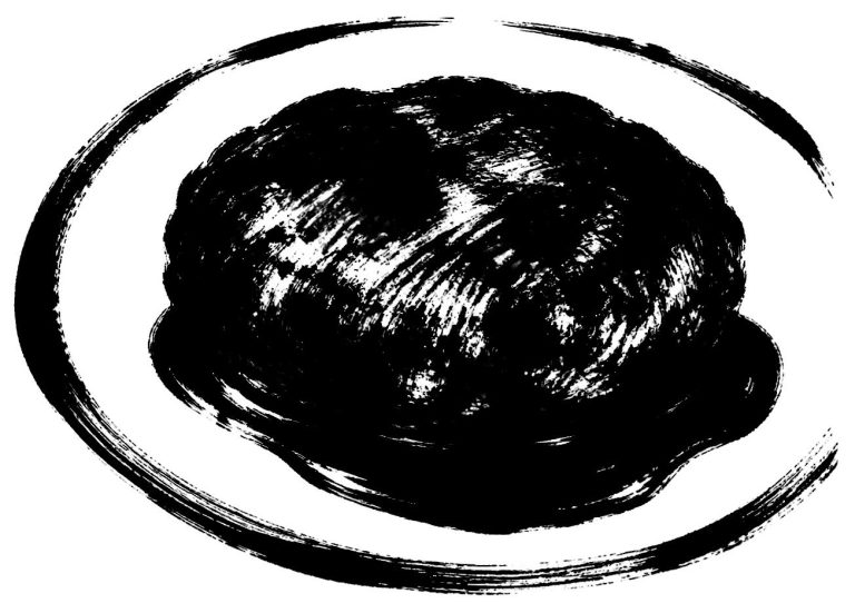 ハンバーグの絵