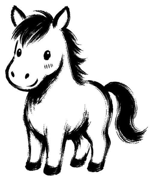 かわいい馬