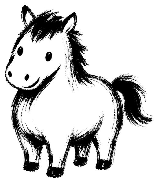 かわいい馬