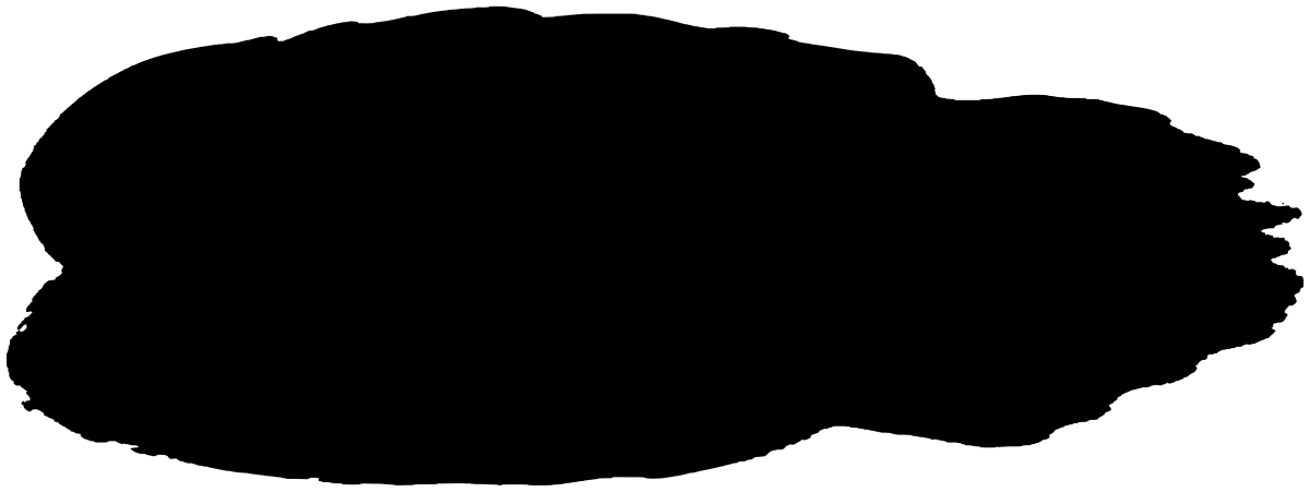 墨だまり(不定形)の筆文字フリー素材
