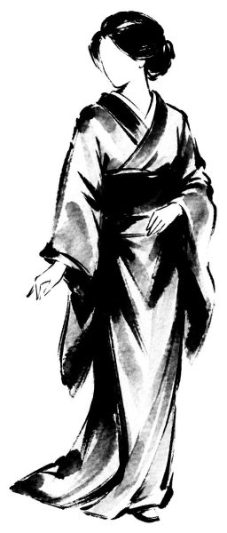 着物の女性