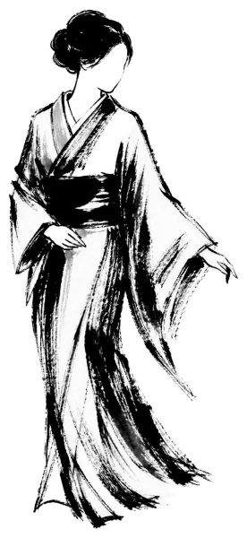 着物の女性