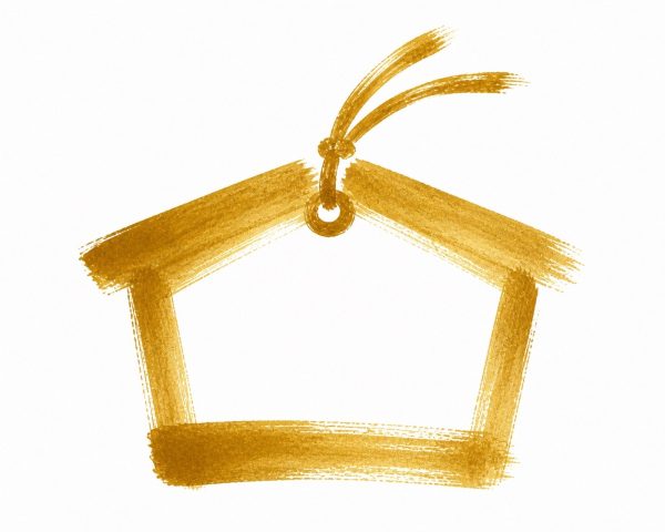 金の絵馬