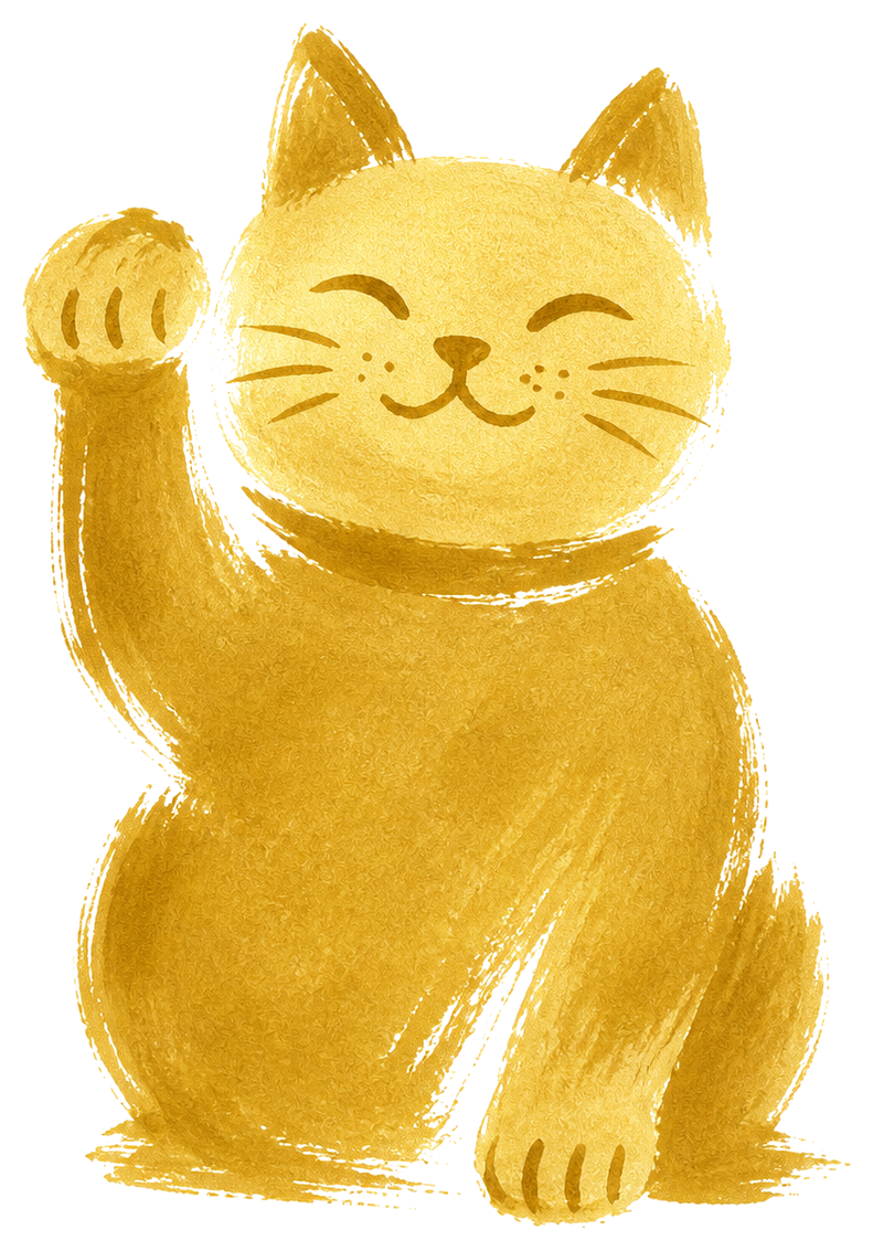 金の招き猫