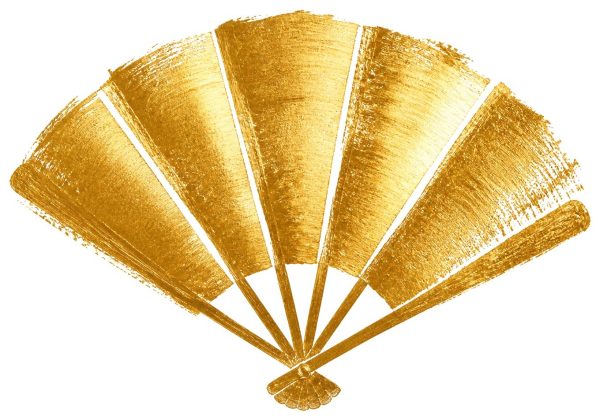 金の扇