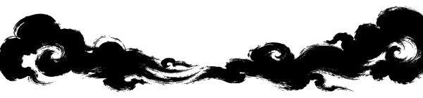 たなびく雲（横長）