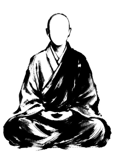 座禅する僧