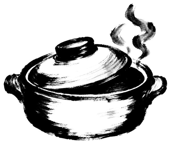 鍋の絵