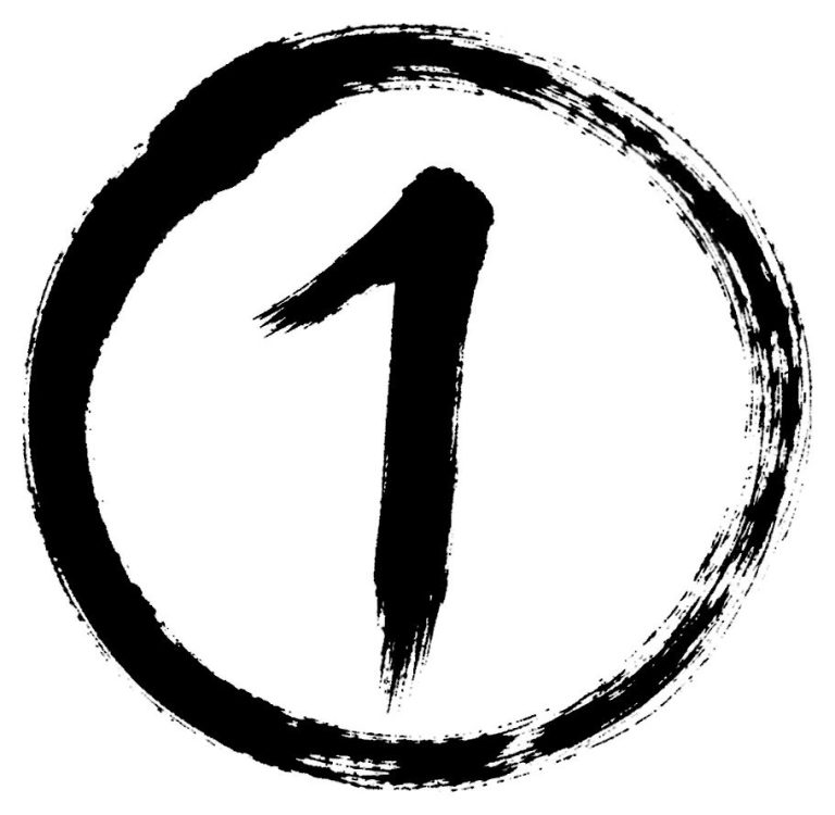 丸数字の1