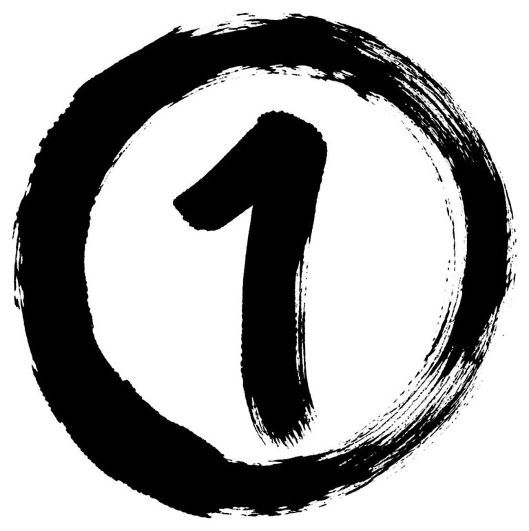 丸数字の1