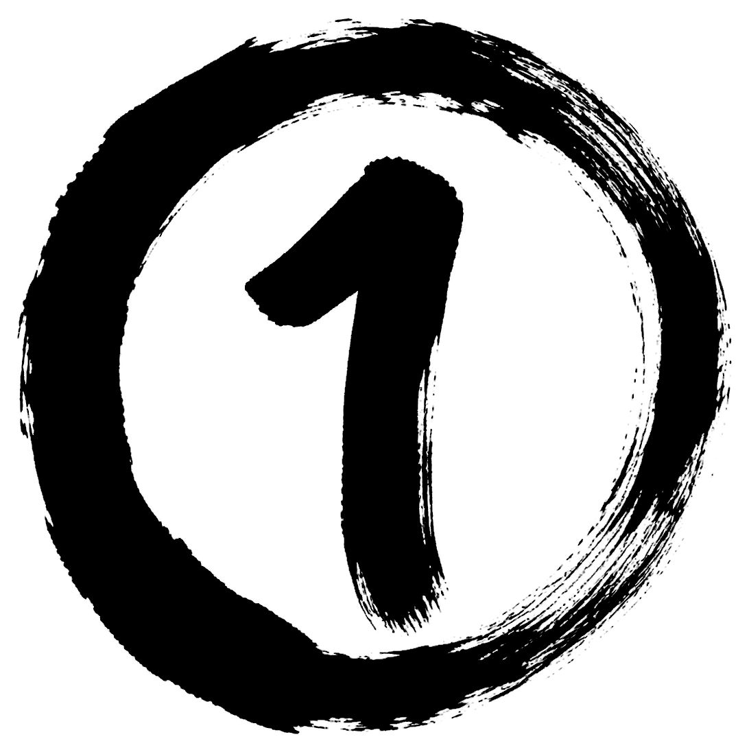 丸数字の1