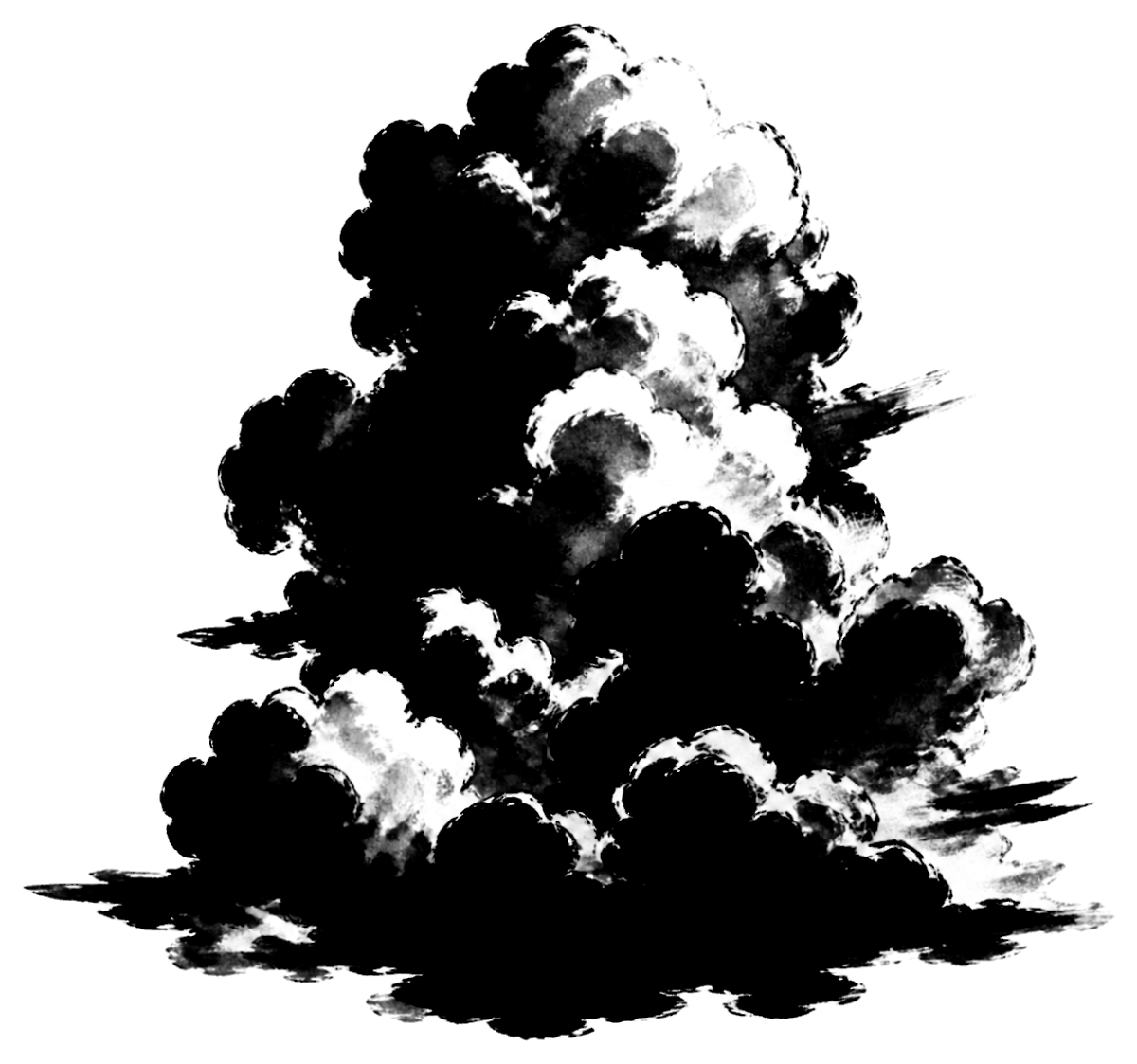 入道雲の絵
