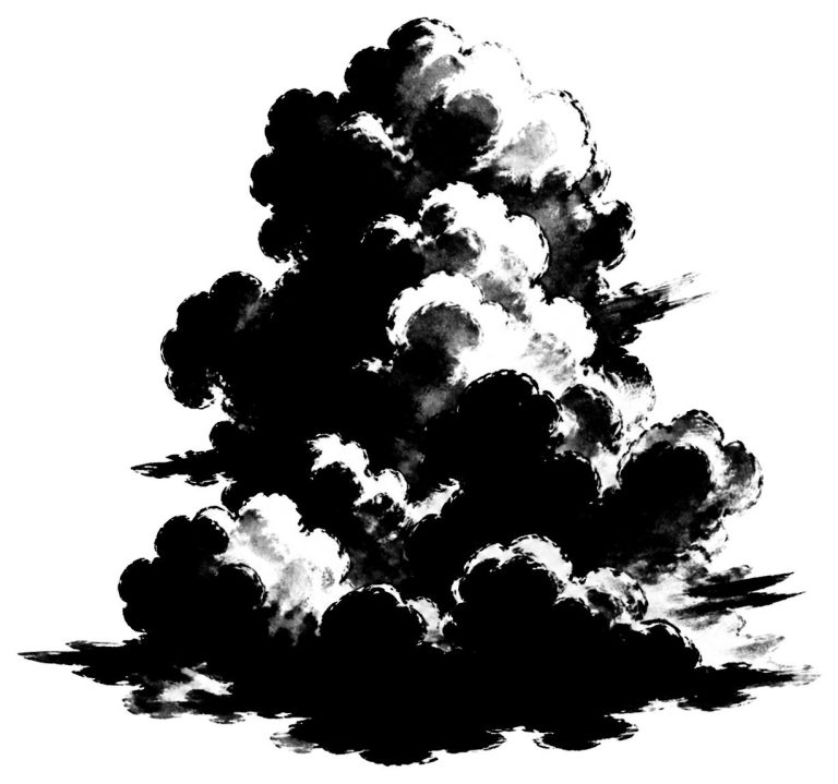 入道雲の絵