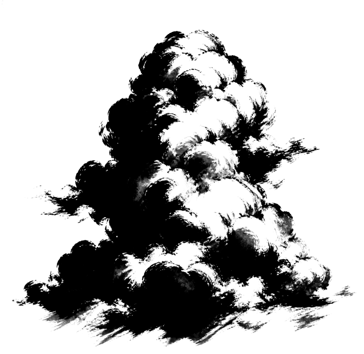 入道雲の絵
