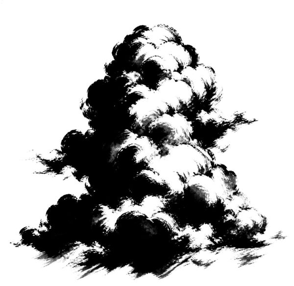 入道雲の絵