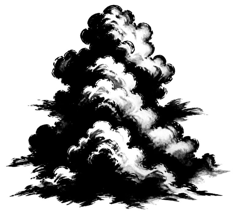 入道雲の絵