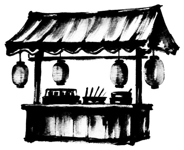祭りの屋台