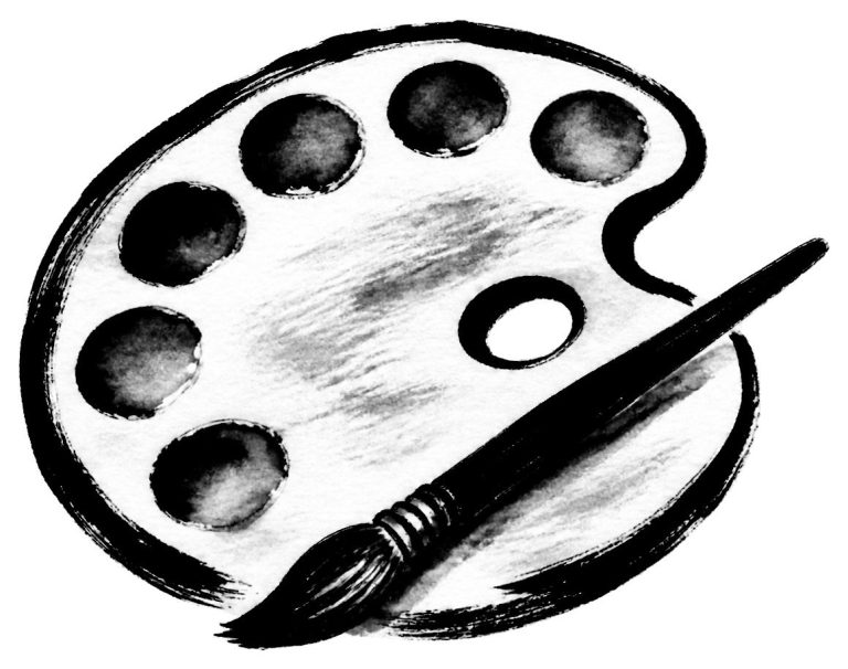 絵の具パレット