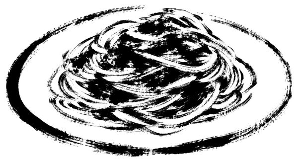 パスタの絵