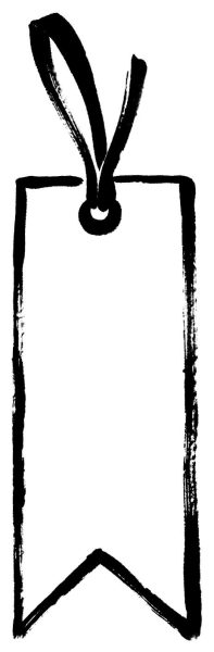 リボンのタグ