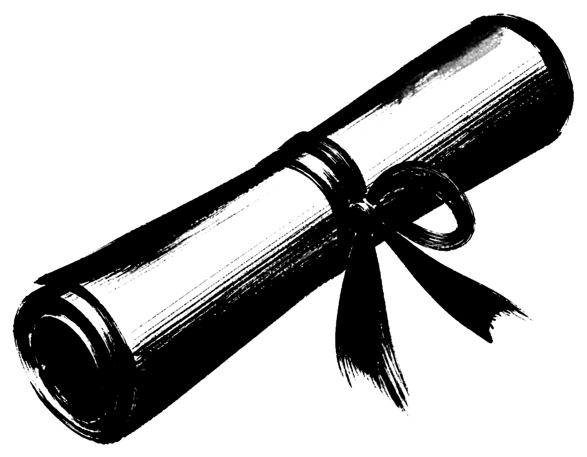 卒業証書の筆文字フリー素材