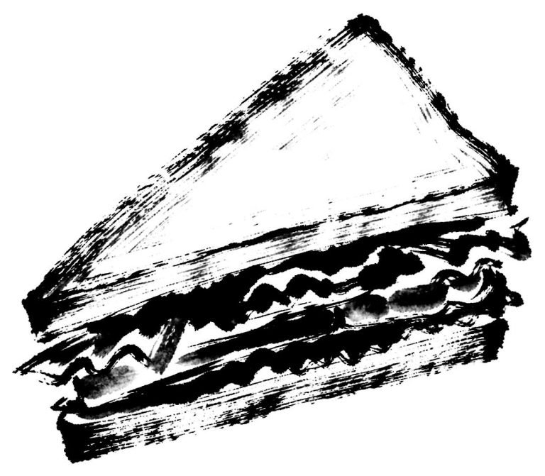 サンドイッチの絵