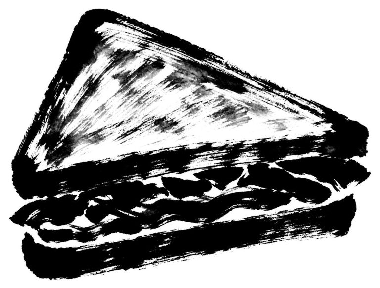 サンドイッチの絵