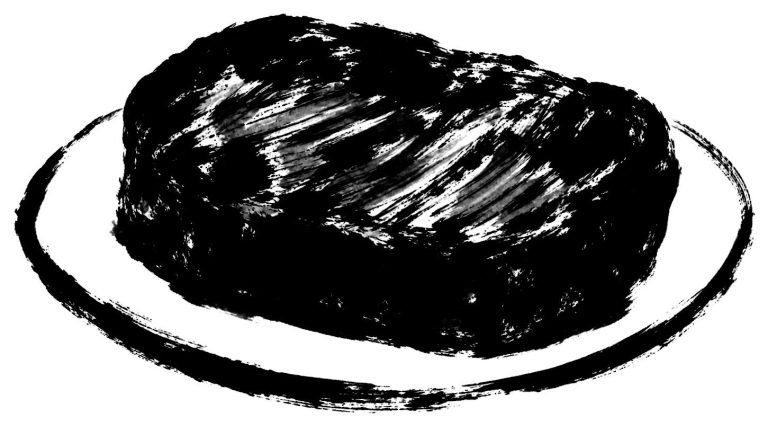 ステーキの絵