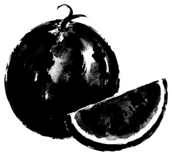 西瓜の絵