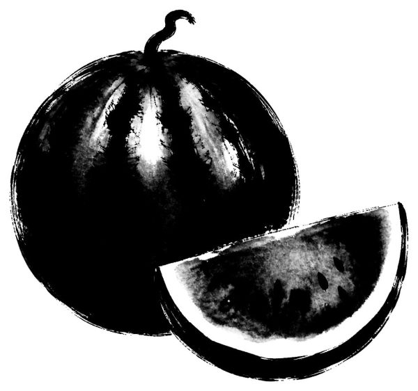西瓜の絵