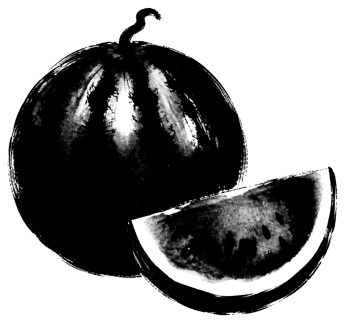 西瓜の絵