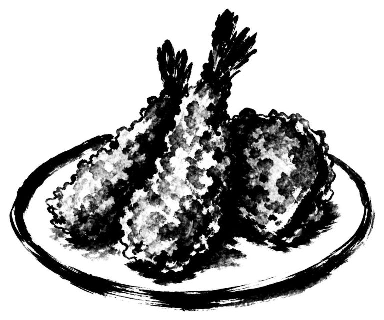 天ぷらの絵