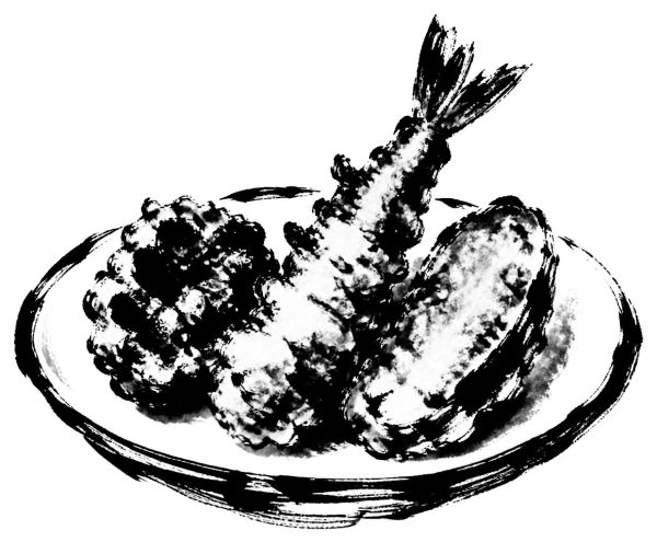 天ぷらの絵