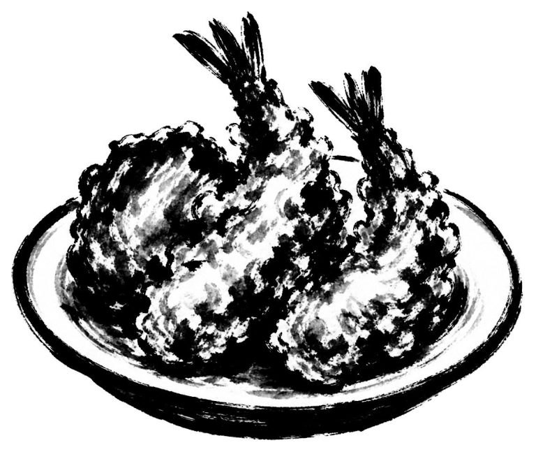天ぷらの絵