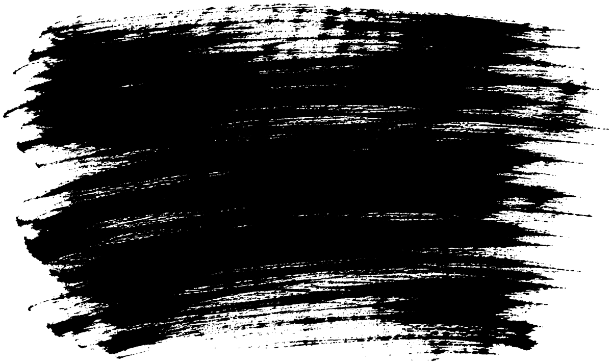 四角い刷毛塗り