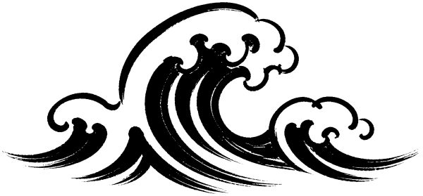 青海波風の波