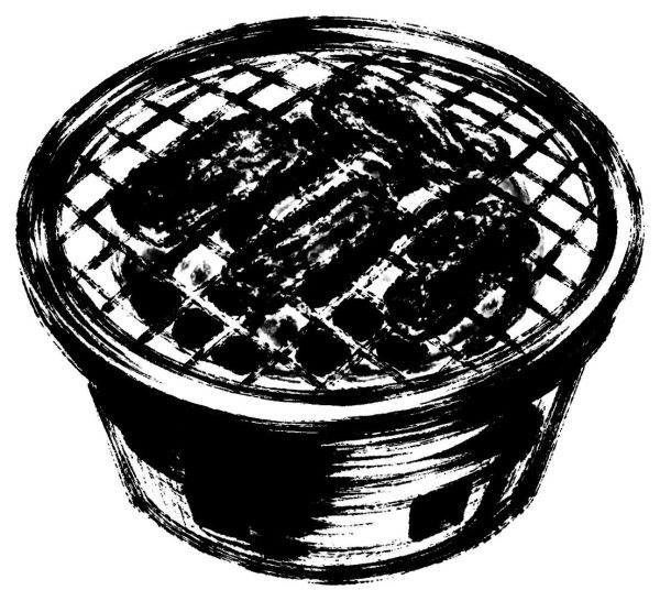焼肉の網